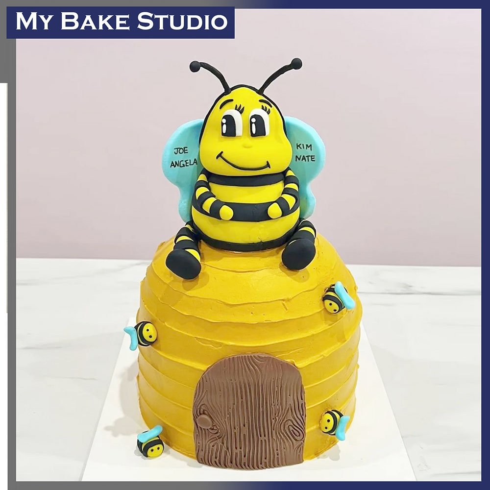 Bee Birthday Cake and Treats Combo | Baked by Nataleen