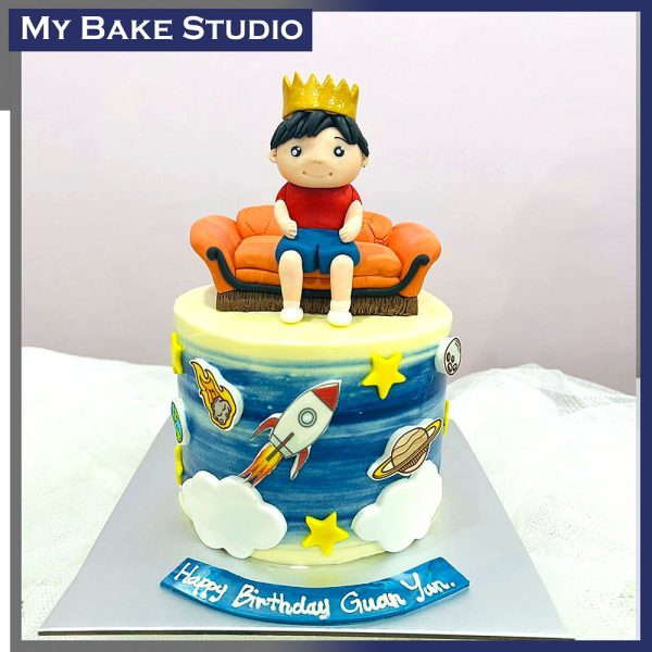 Prince Space Explorer Cake