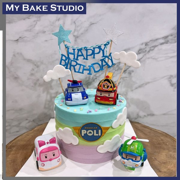 Robocar Poli Cake