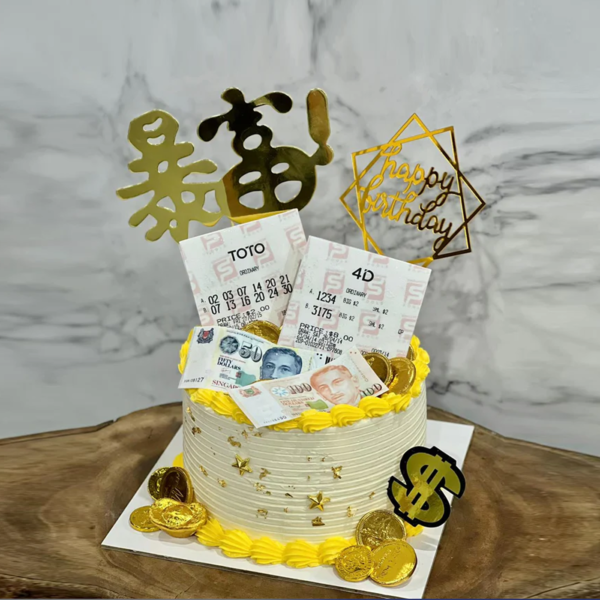 Lucky Money Cake