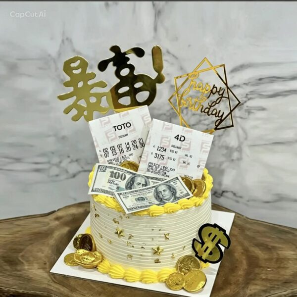 Lucky Money Cake