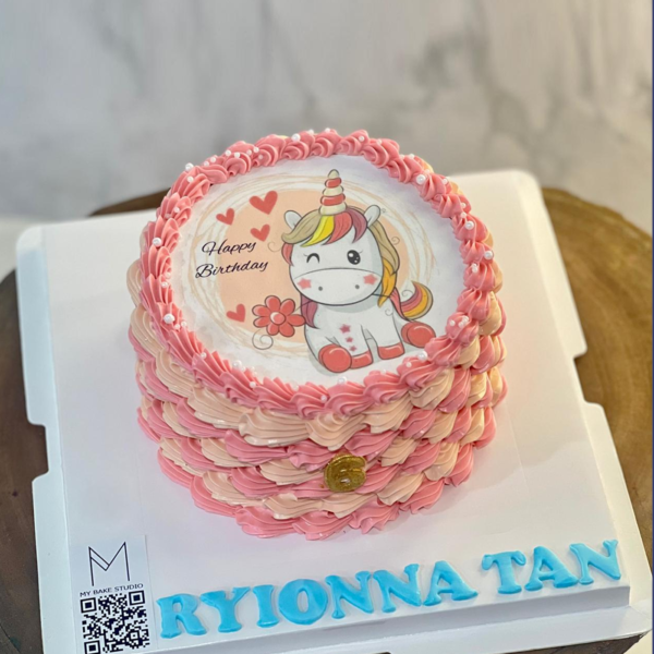 Cutie Unicorn Cake