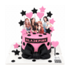 0181 Party Black Pink Cake 720x720