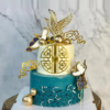 Longevity Ocean Crane Cake