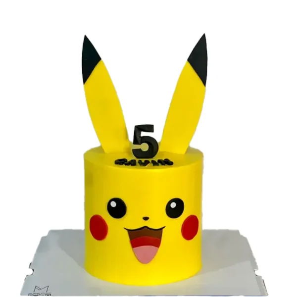 Cute Pickachu cake