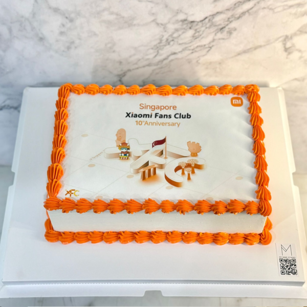 Rectangle Edible Image Cake