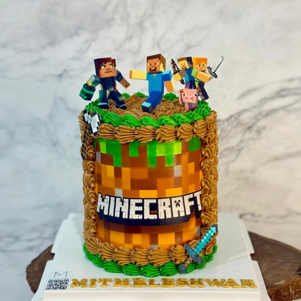 Minecraft Mind Your own Business Cake