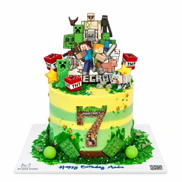 0164 Minecraft Mine stop Cake 600x600.png