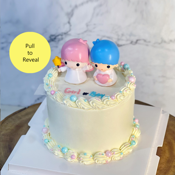 Surprise Gender Reveal Cake
