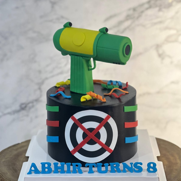 Phew Phew Gun Cake