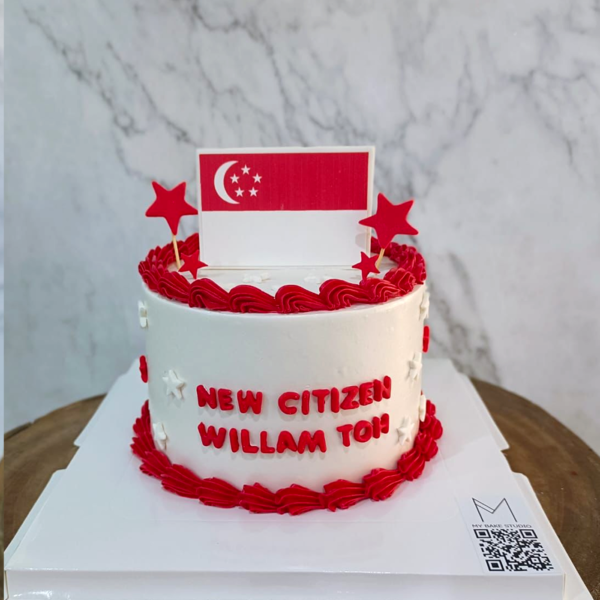 New Singapore Citizen Cake