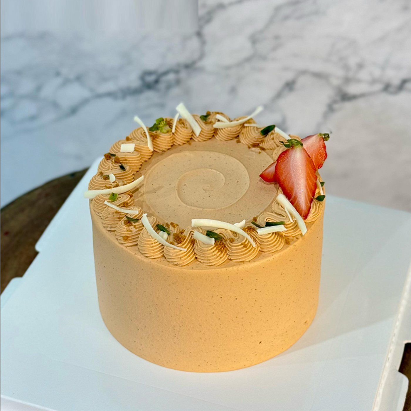 Thai Milk Tea Pudding Cake