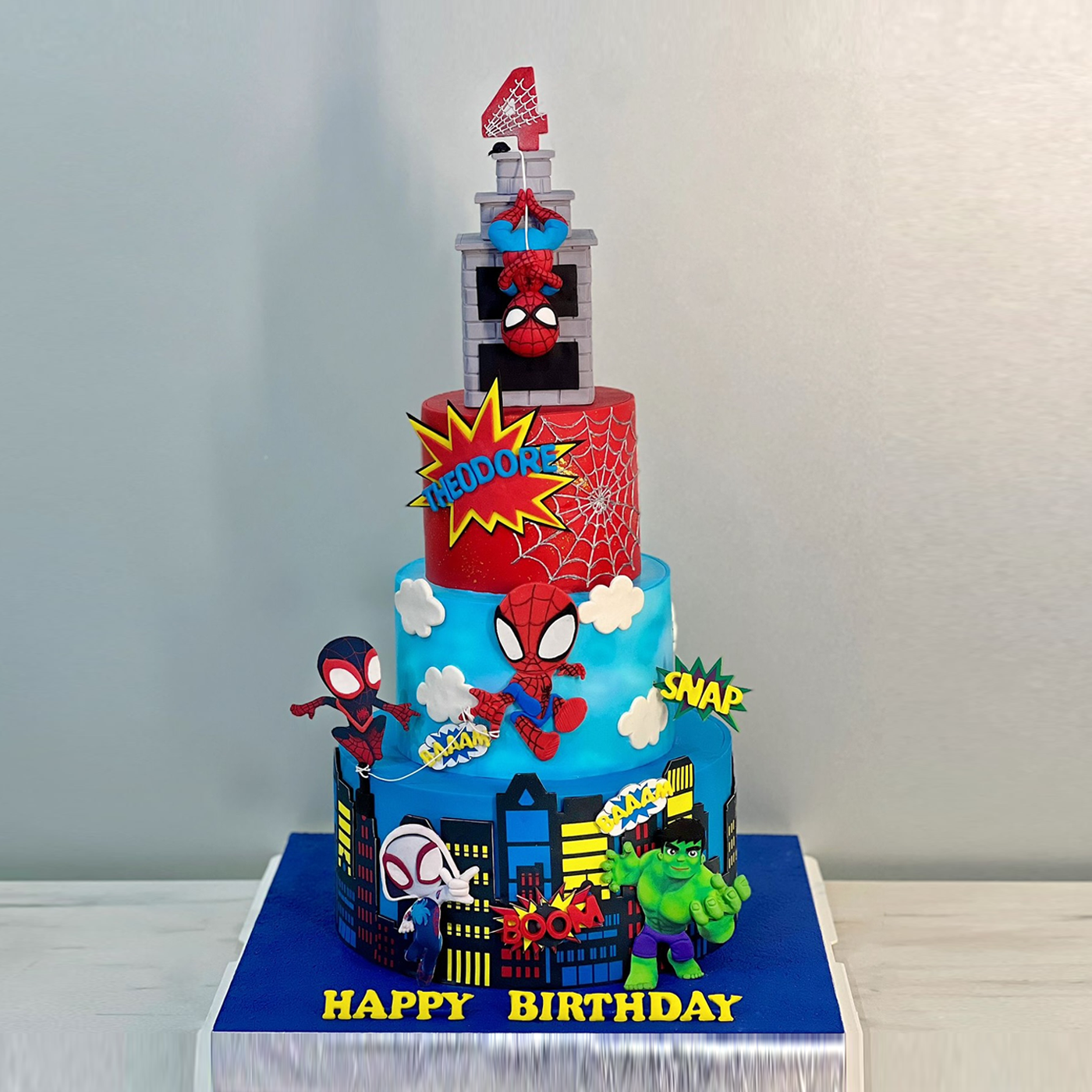 Spider Universe Cake