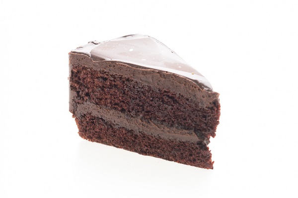 chocolate cakes isolated