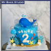 Blue Whale Cake