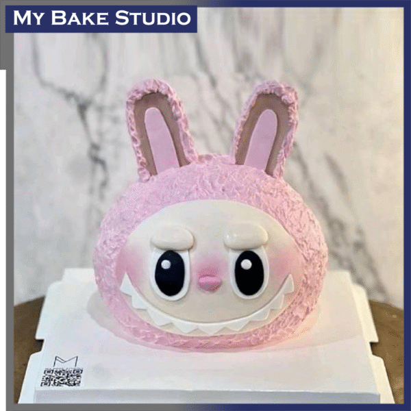 3D Pink Labubu Cake