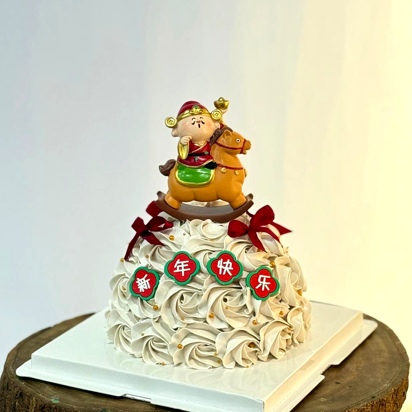 新年快乐 Fortune Horse Cake