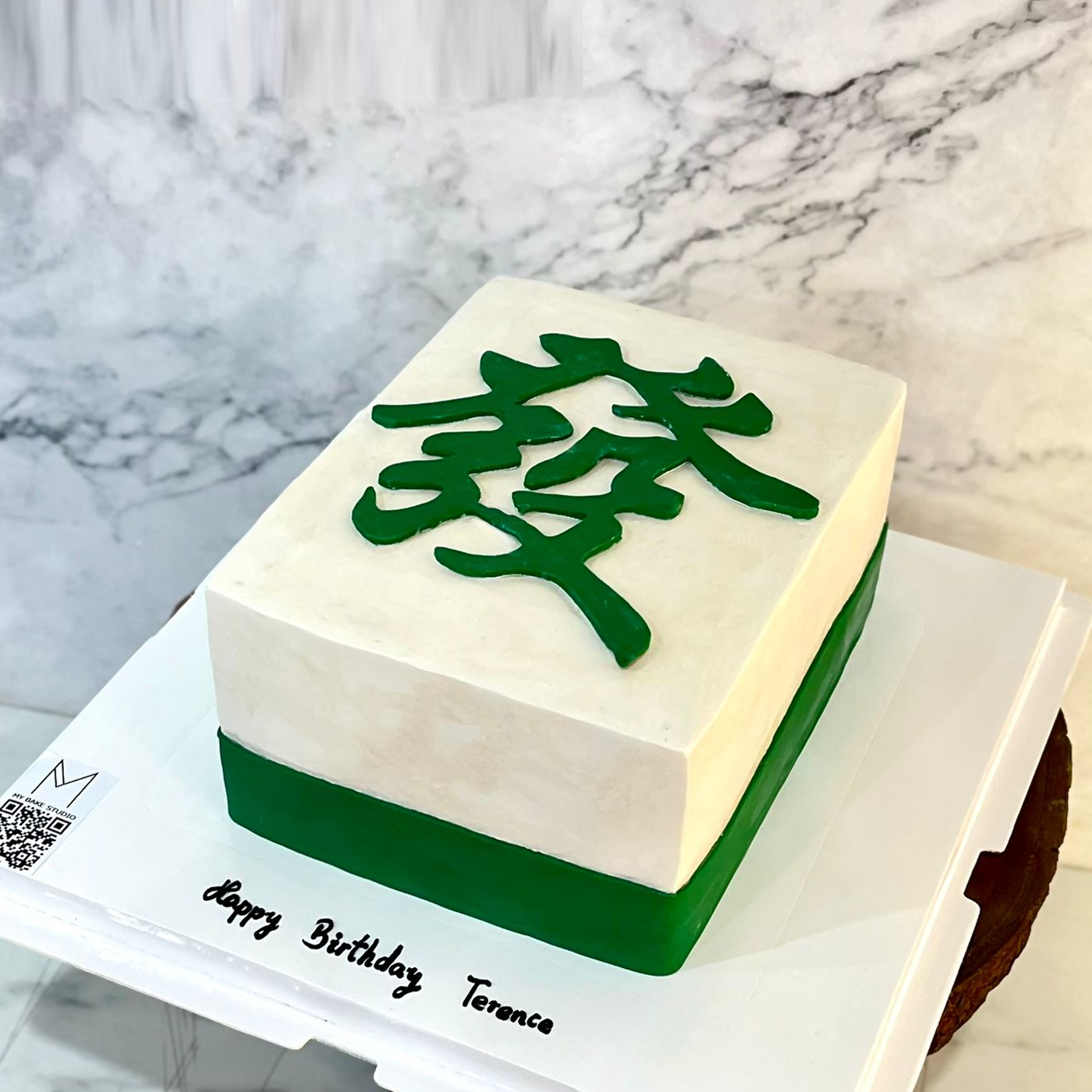 Mahjong Tile Cake
