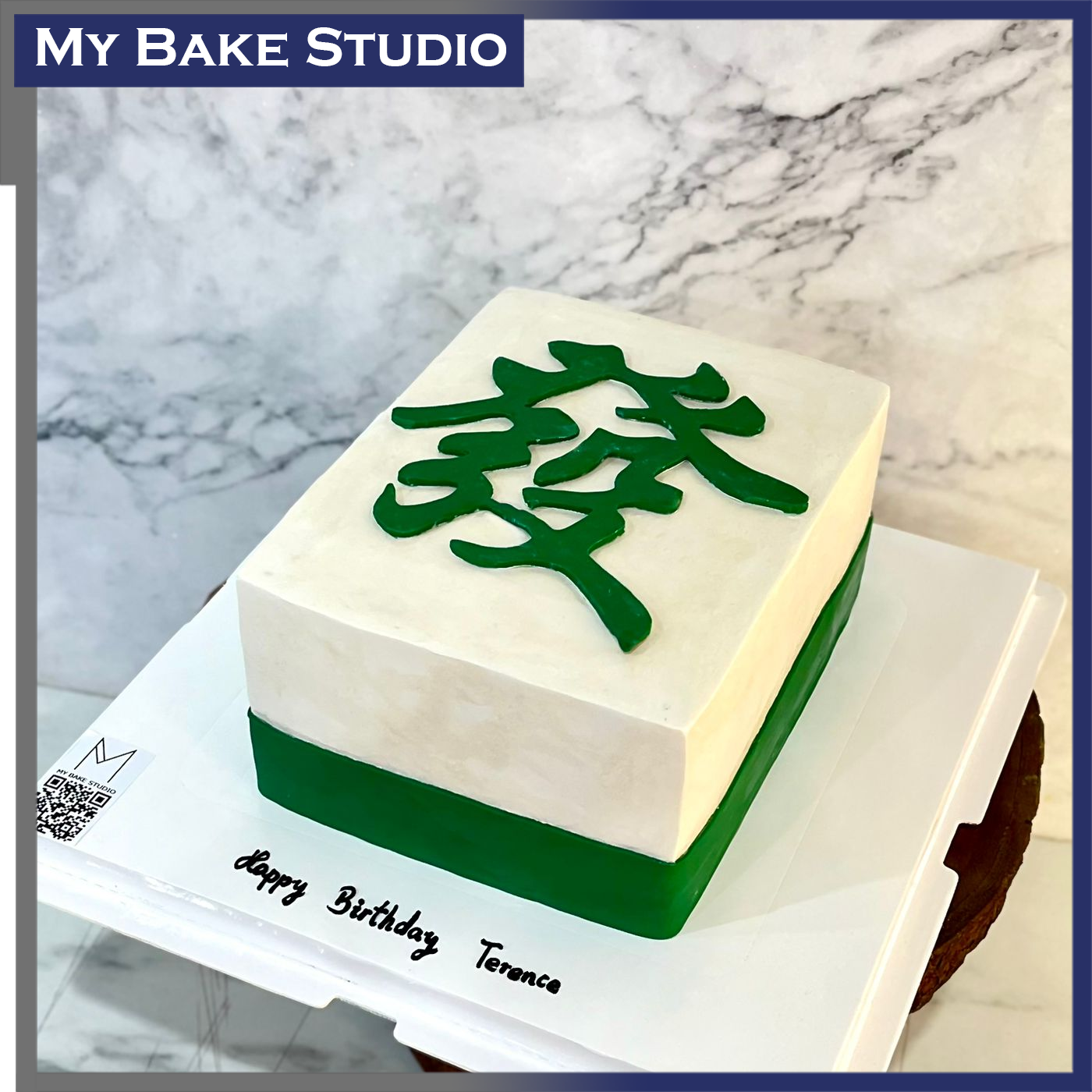 Mahjong Tile Cake