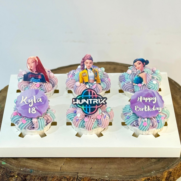 K-pop Demon Hunter Party Cupcake