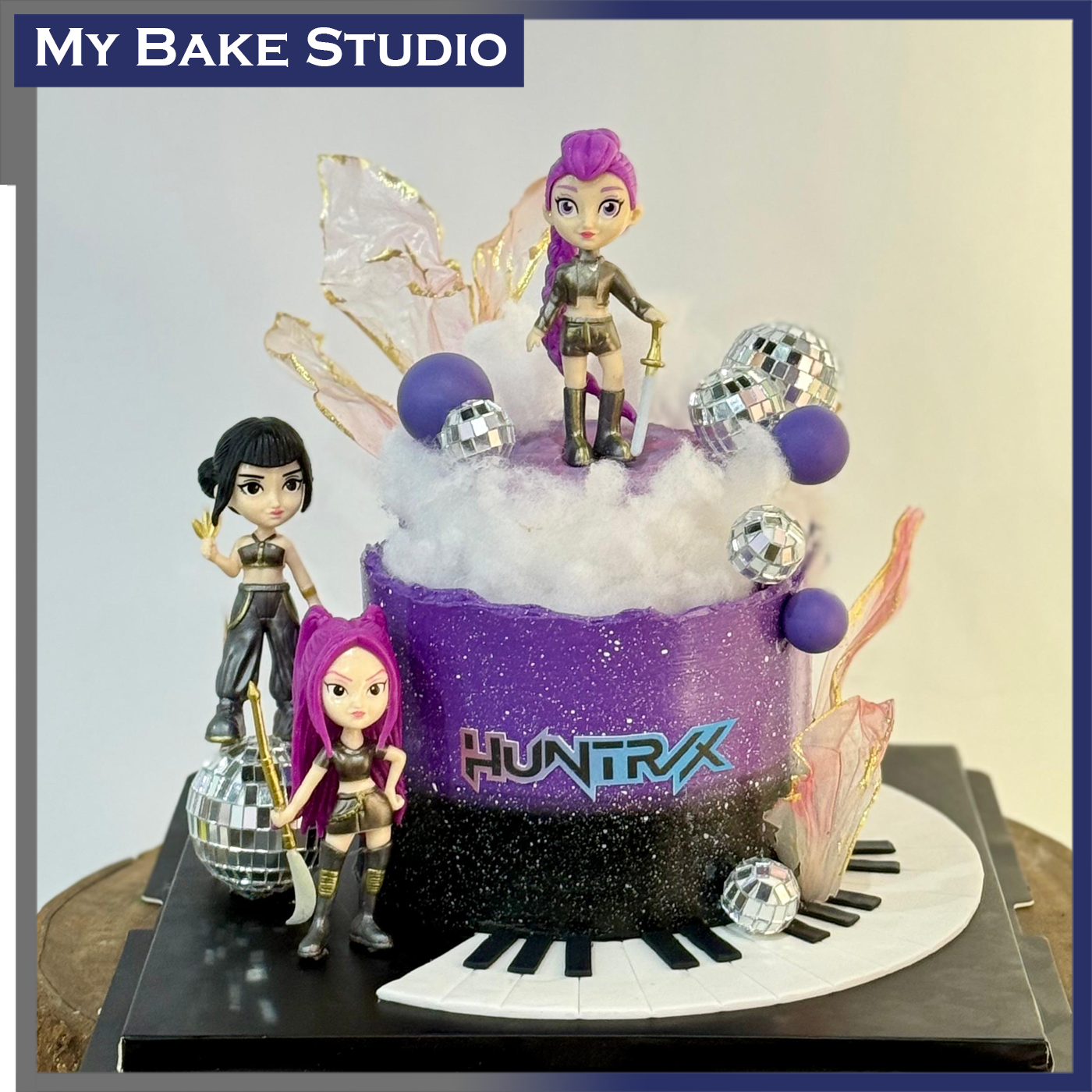 K-Pop Demon Hunter Music Cake