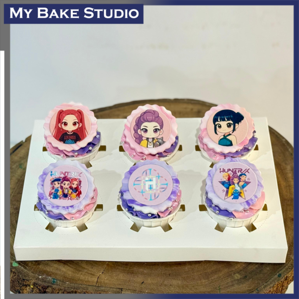 K-pop Demon Hunter Cupcake