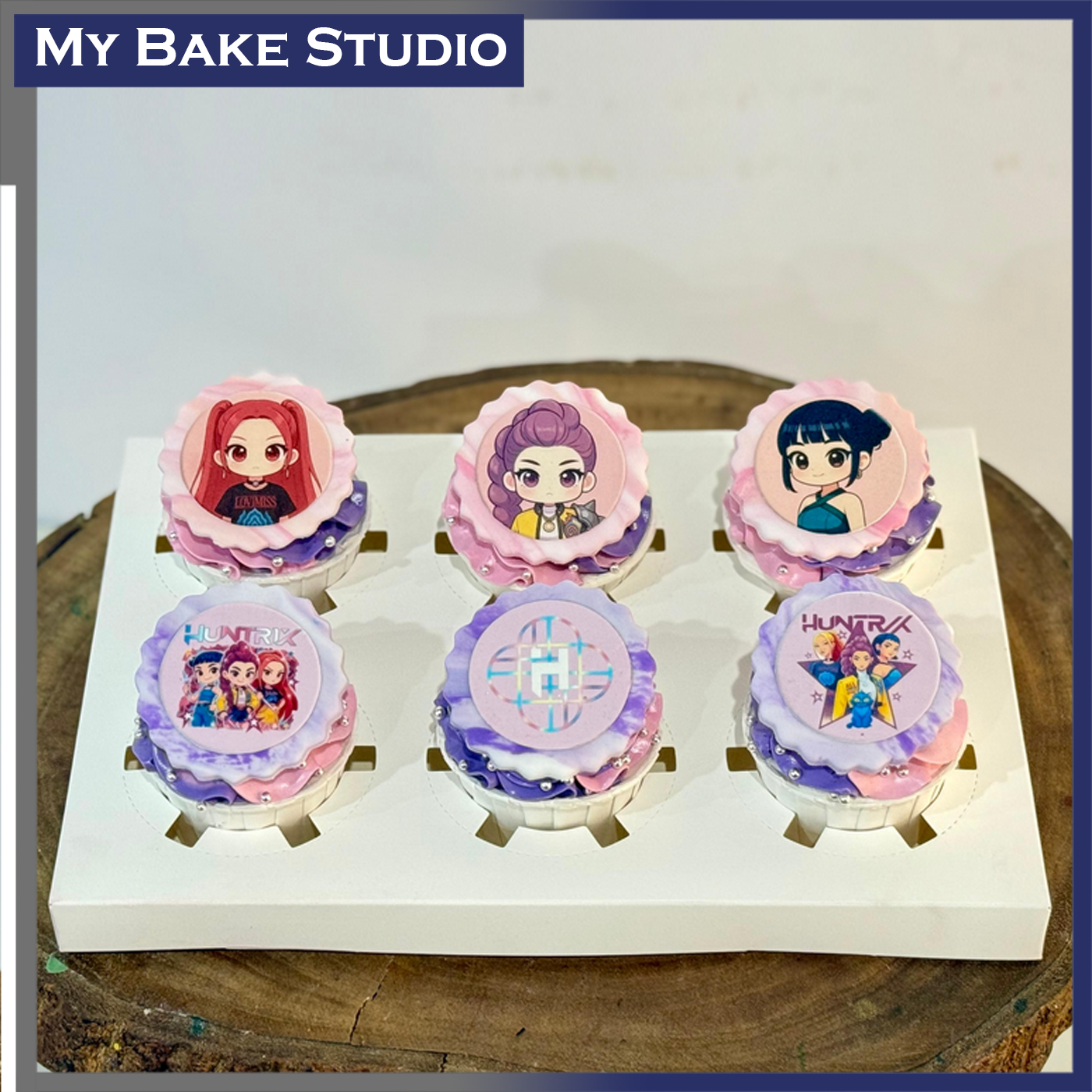 K-pop Demon Hunter Cupcake