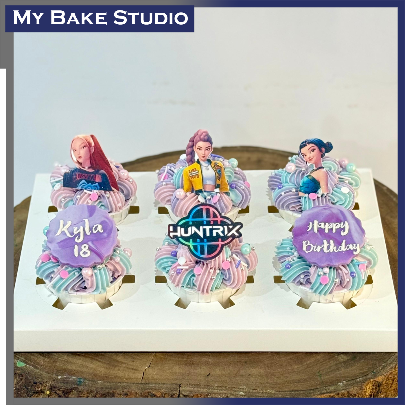 K-pop Demon Hunter Party Cupcake