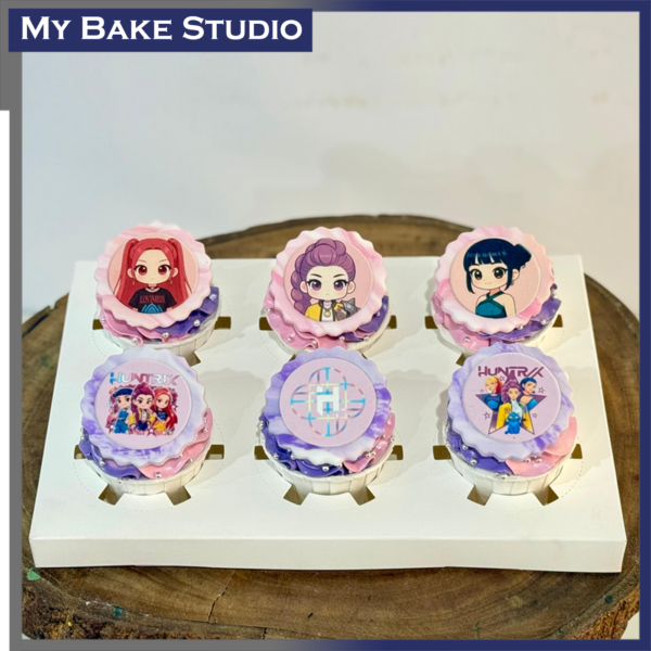 K-pop Demon Hunter Party Cupcake