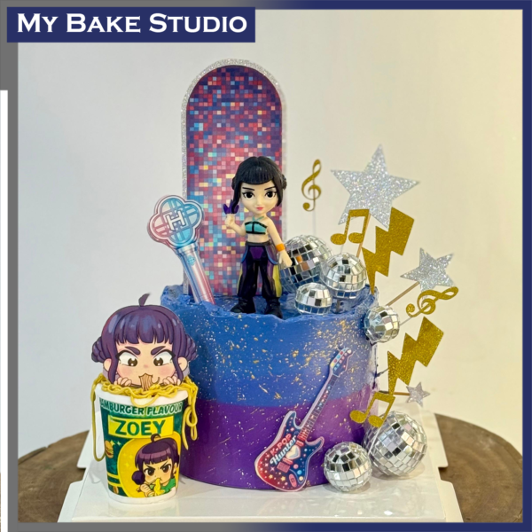 K-Pop Demon Hunter Disco Zoey Cake