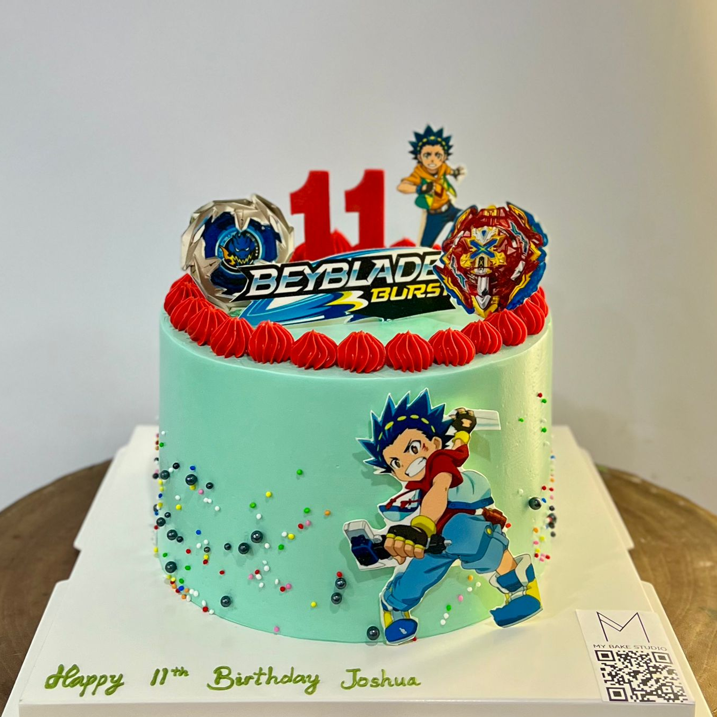 Beyblade Burst Cake