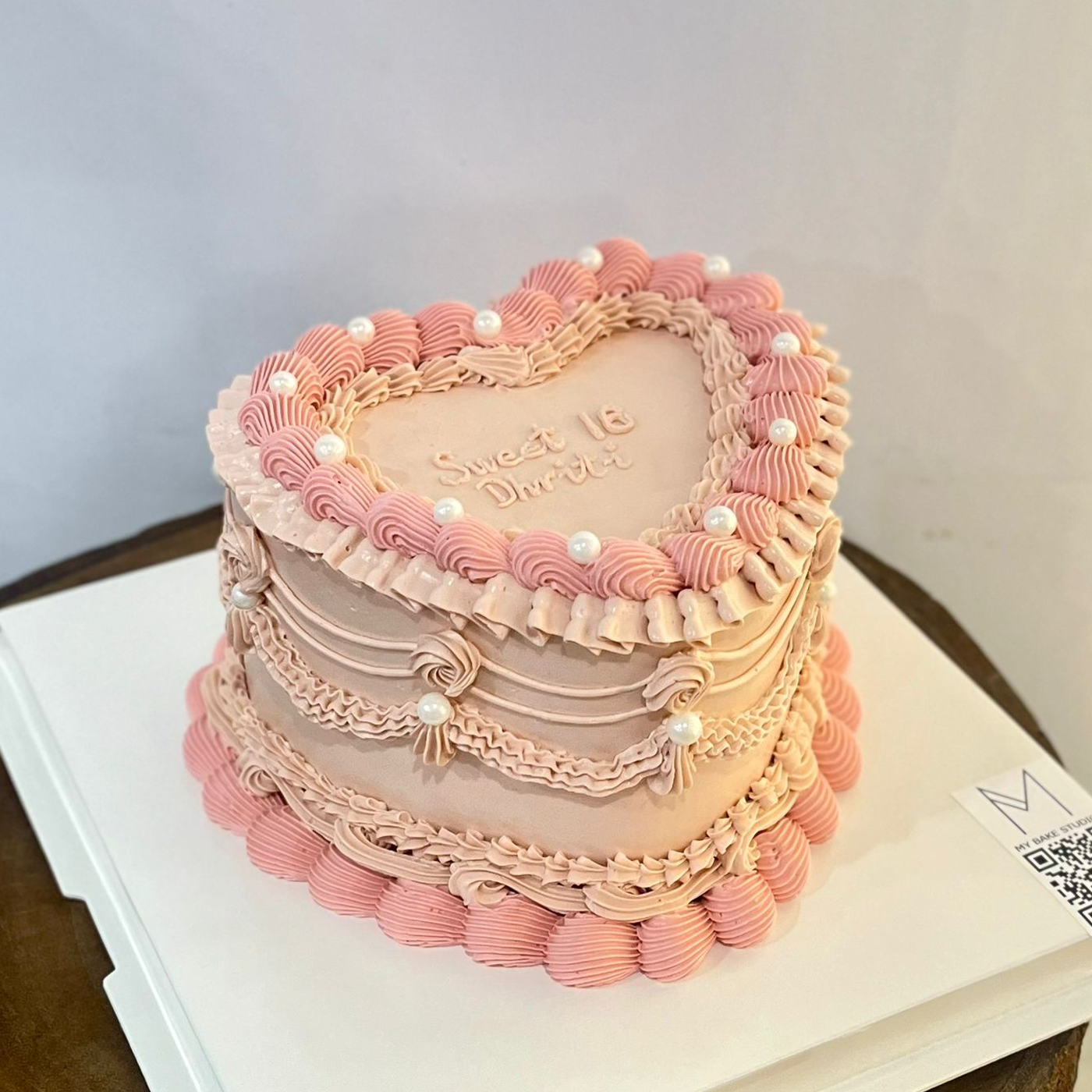 Victorian Heart Cake