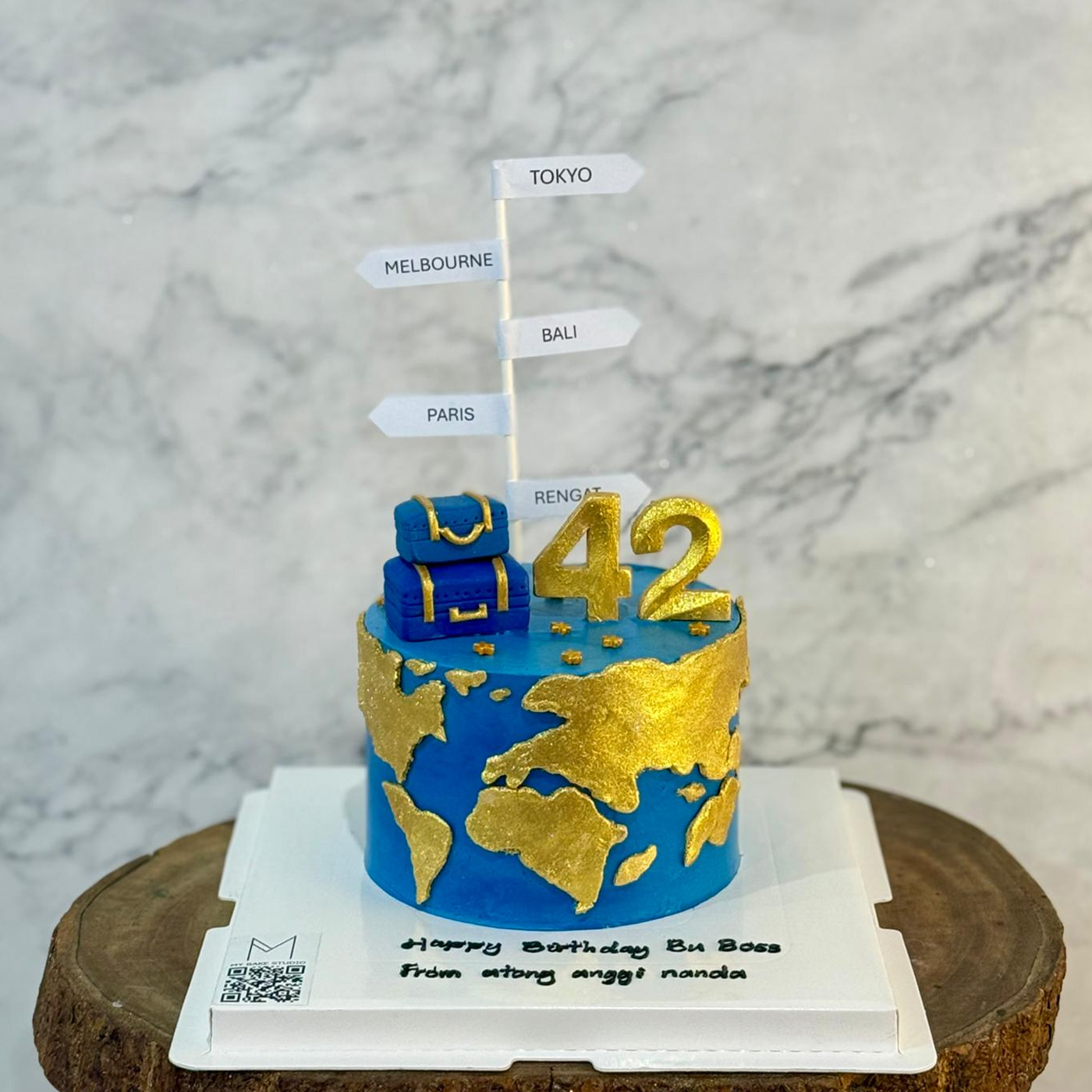 World Traveler Cake