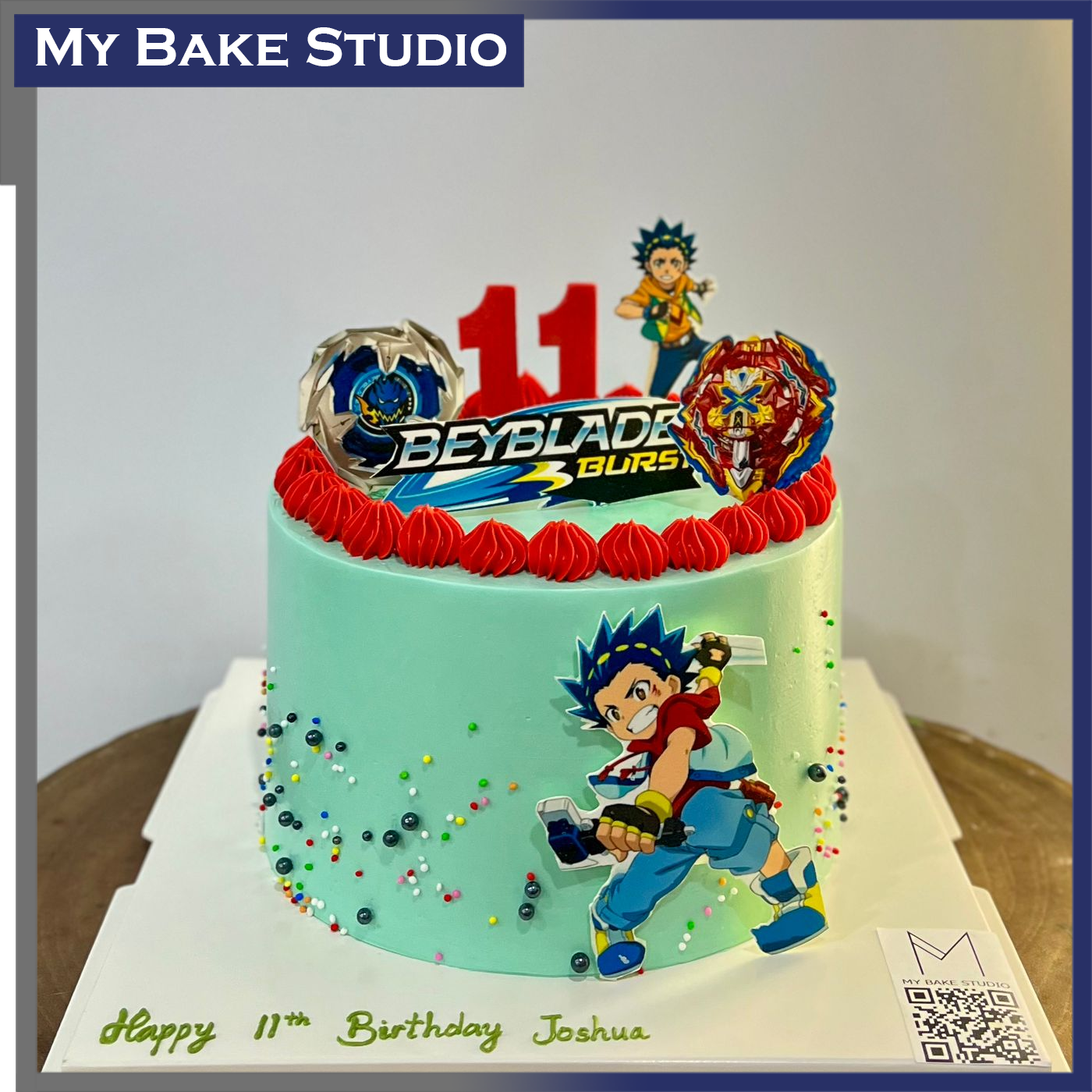 Beyblade Burst Cake