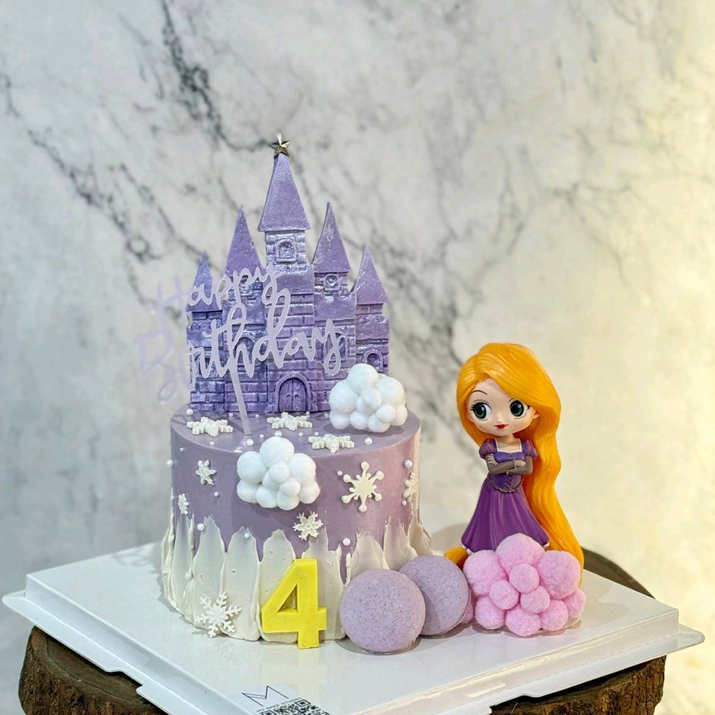 Princess Rapunzel Castle Cake
