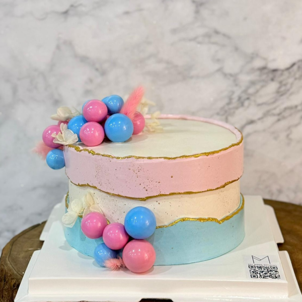 Gender Reveal Cake