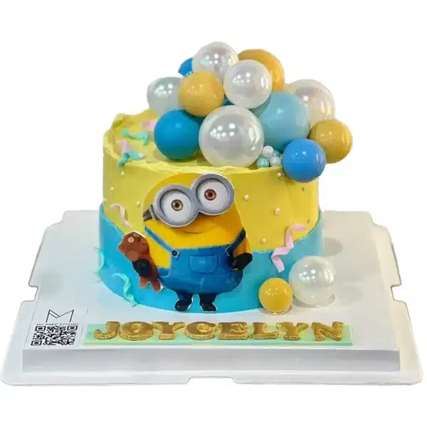 Balloon Minion Cake 1024x1024
